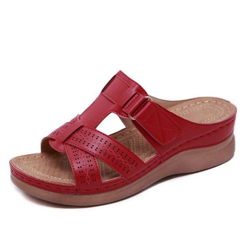 SolaraStride Stable Arch Support Wedge — Timeless Silhouette