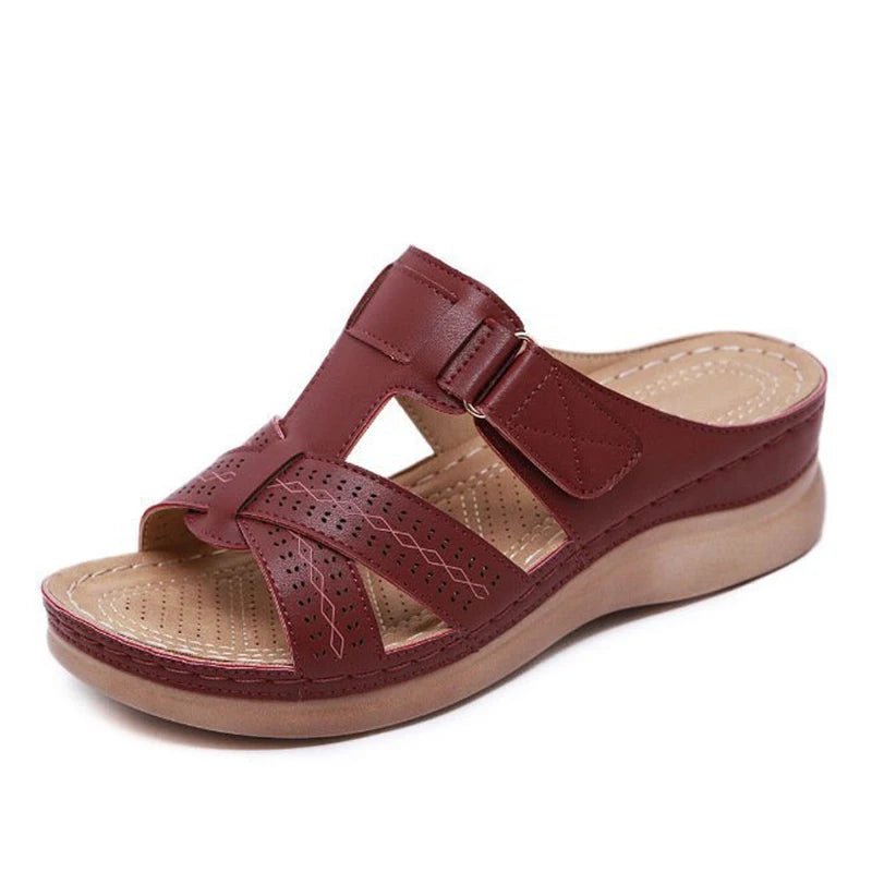 SolaraStride Stable Arch Support Wedge — Timeless Silhouette