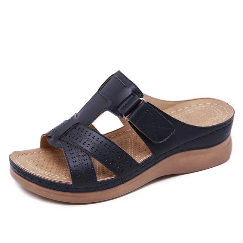 SolaraStride Stable Arch Support Wedge — Timeless Silhouette