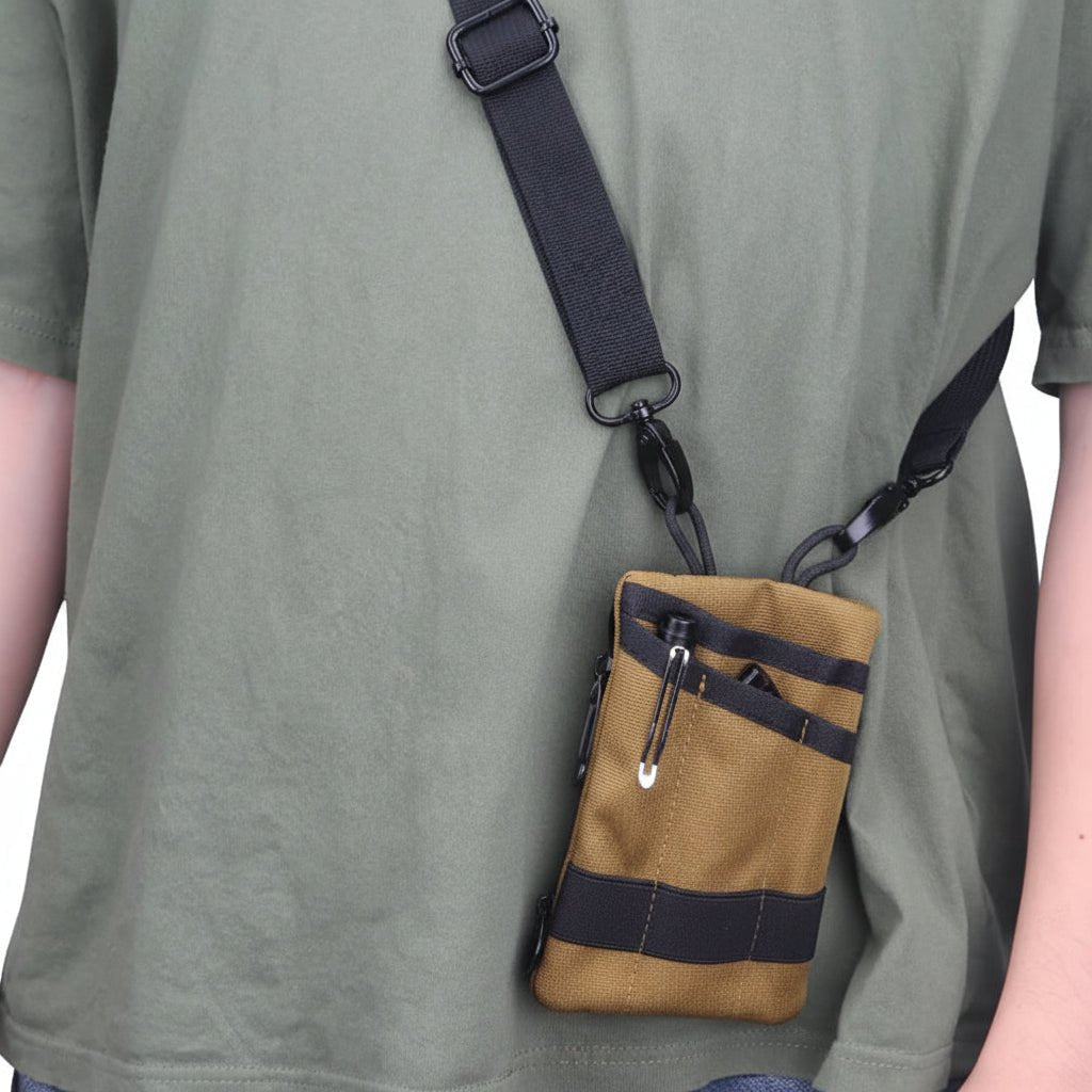 AeroField Tacflex Kompakte taktische EDC-Tasche – Schnell zugänglicher Organizer mit unauffälligem Profil