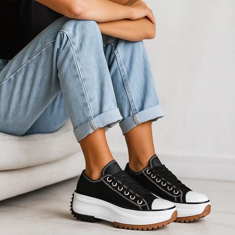 NovaStride Flex Walking-Sneaker — Orthopädische Dämpfung und klassische Silhouette
