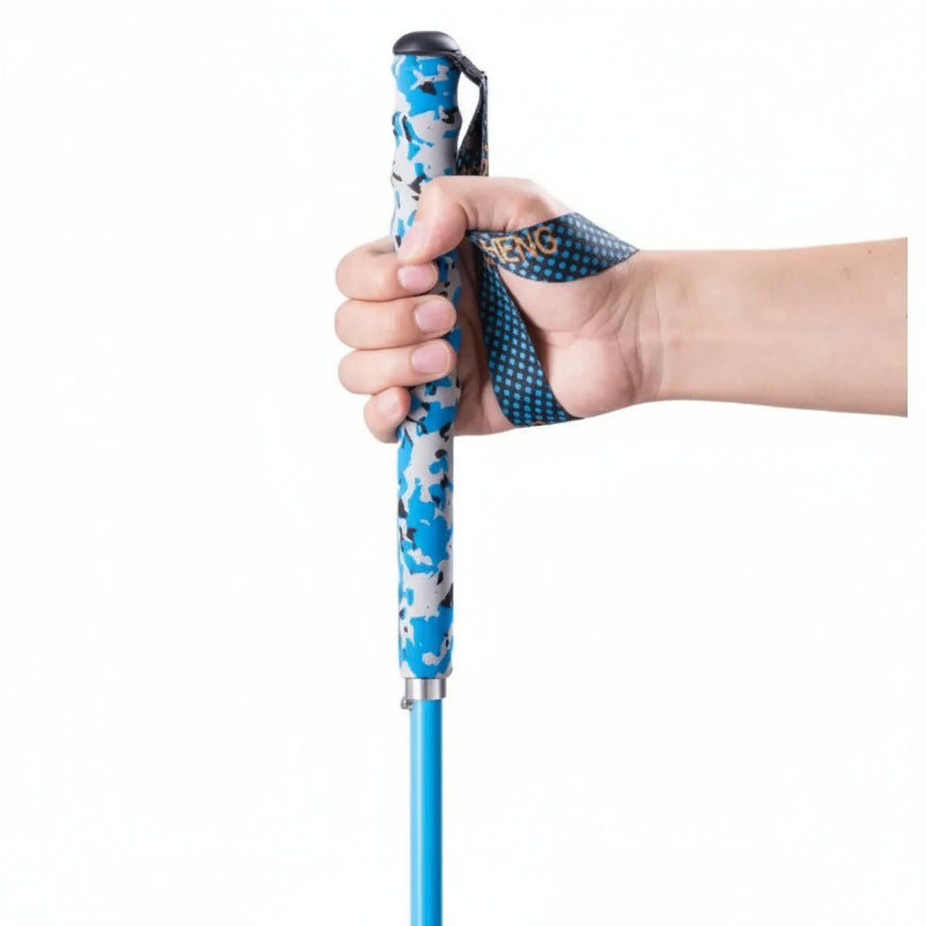 EverPeak Ultralight Carbon Fiber Trekking Poles — Five-Section Collapsible Design