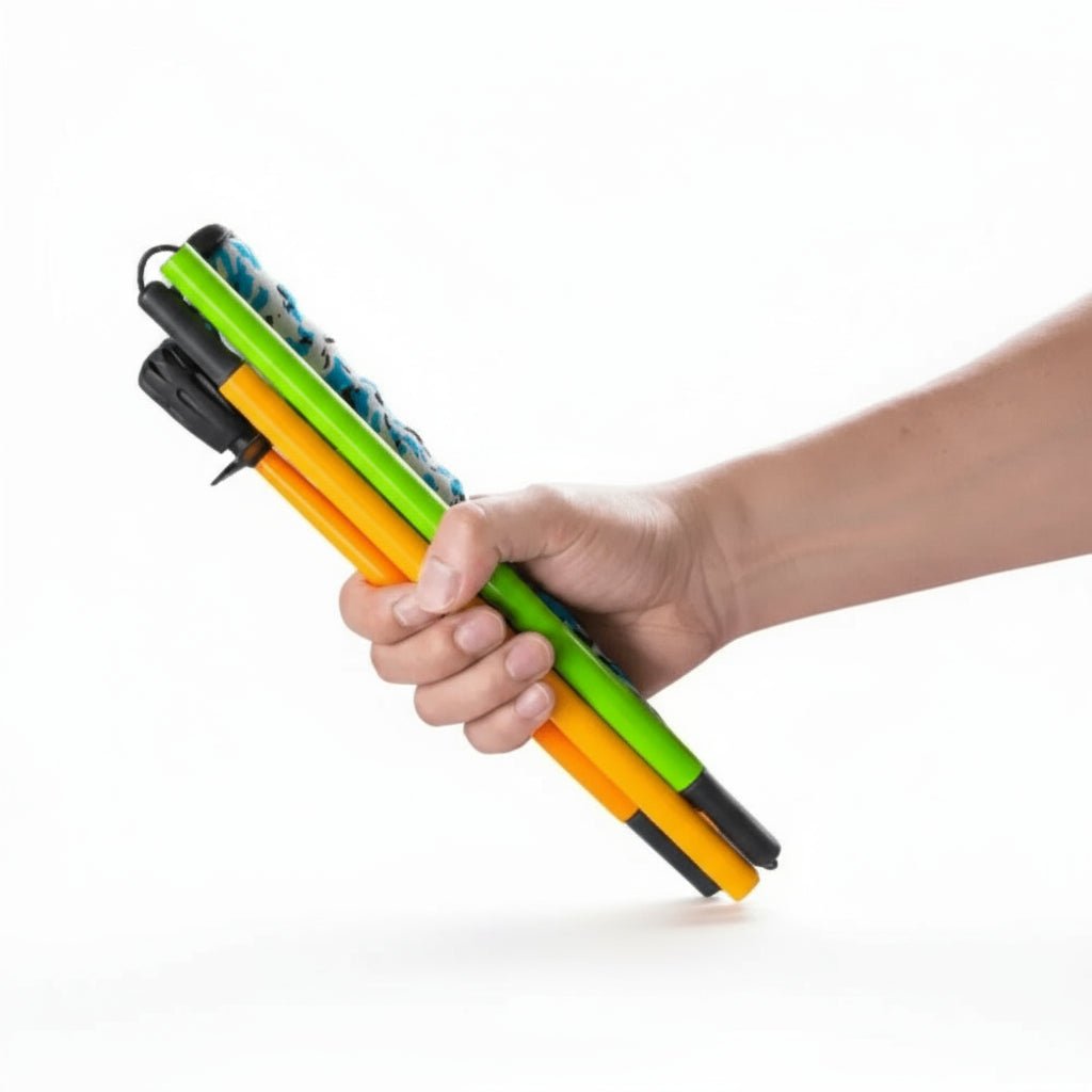 EverPeak Ultralight Carbon Fiber Trekking Poles — Five-Section Collapsible Design