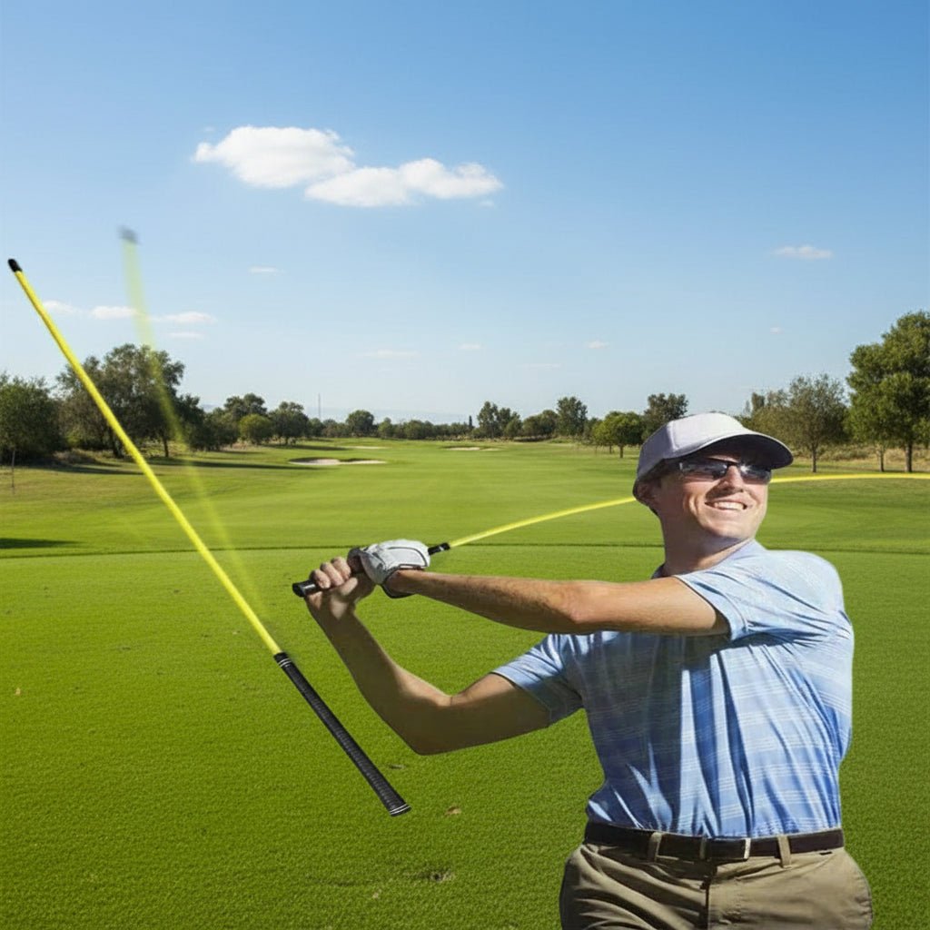 Allenatore compatto per lo swing nel golf PulseSwing - Allineamento preciso di mani e corpo