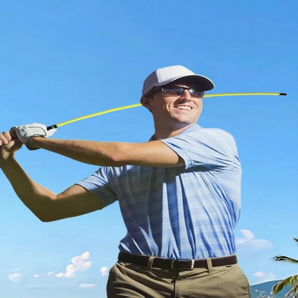 Allenatore compatto per lo swing nel golf PulseSwing - Allineamento preciso di mani e corpo