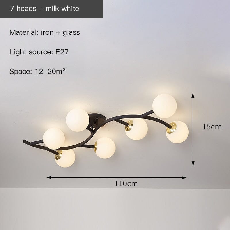 Baumzweig Deckenlampe
