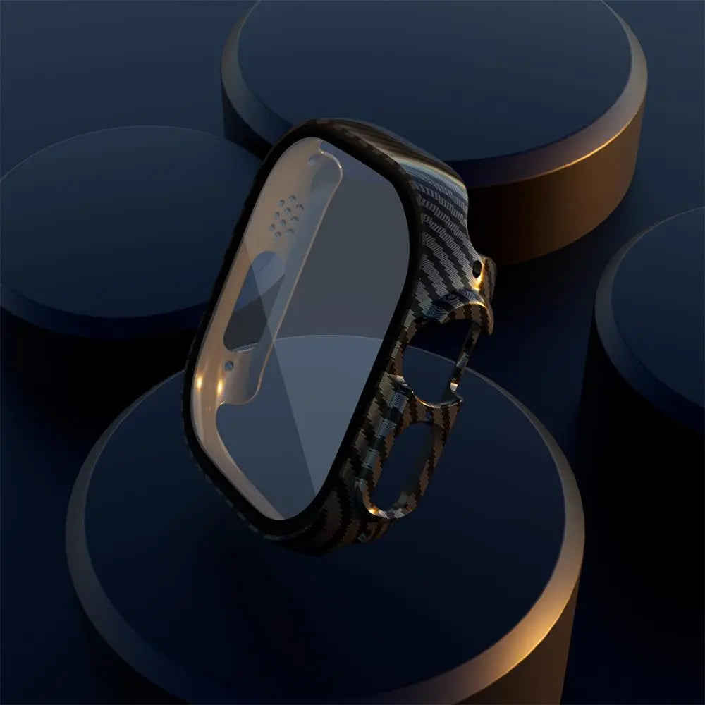 Scocca da 49mm per Apple Watch Ultra — Protezione dello schermo in vetro temperato