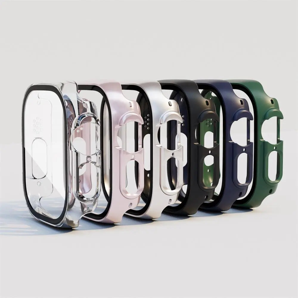 Scocca da 49mm per Apple Watch Ultra — Protezione dello schermo in vetro temperato