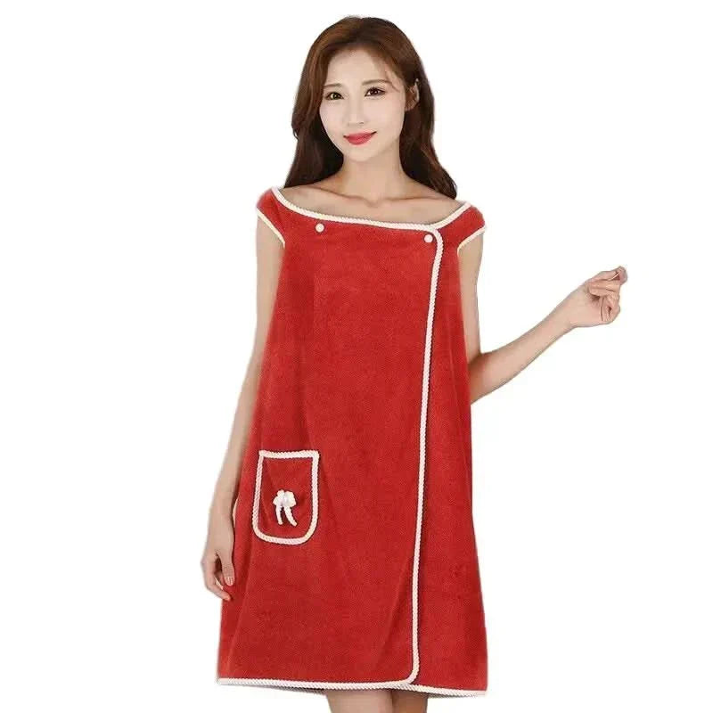 LumaWrap Portable Women's Quick Dry Bath Towel — Wrap Design