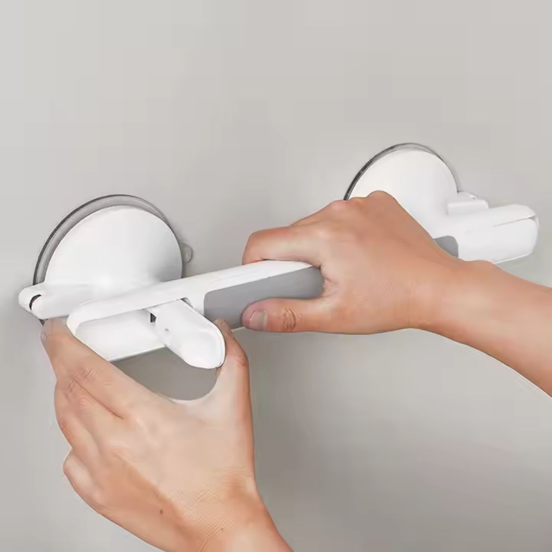 Tool-Free Grab Bar for Shower Safety - Euroselle