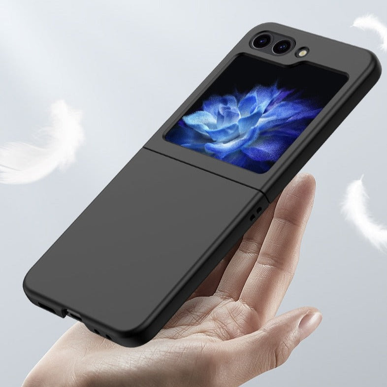 Cover pieghevole a conchiglia per telefono — Guscio rigido, bordi rialzati, ricarica wireless