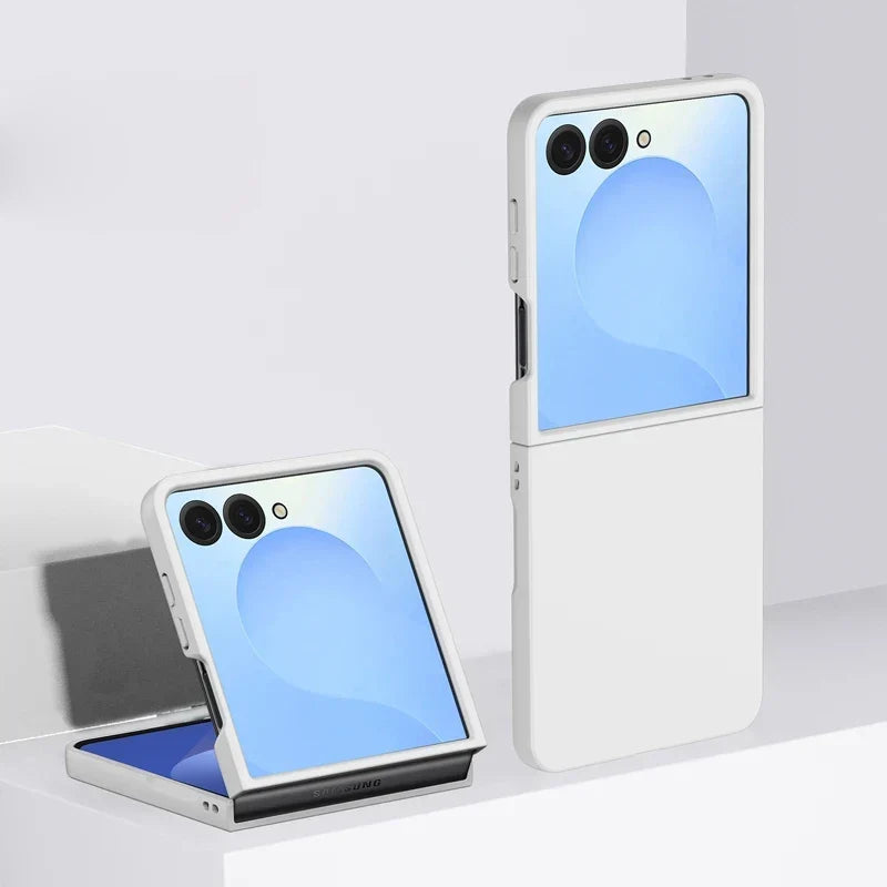 Cover pieghevole a conchiglia per telefono — Guscio rigido, bordi rialzati, ricarica wireless