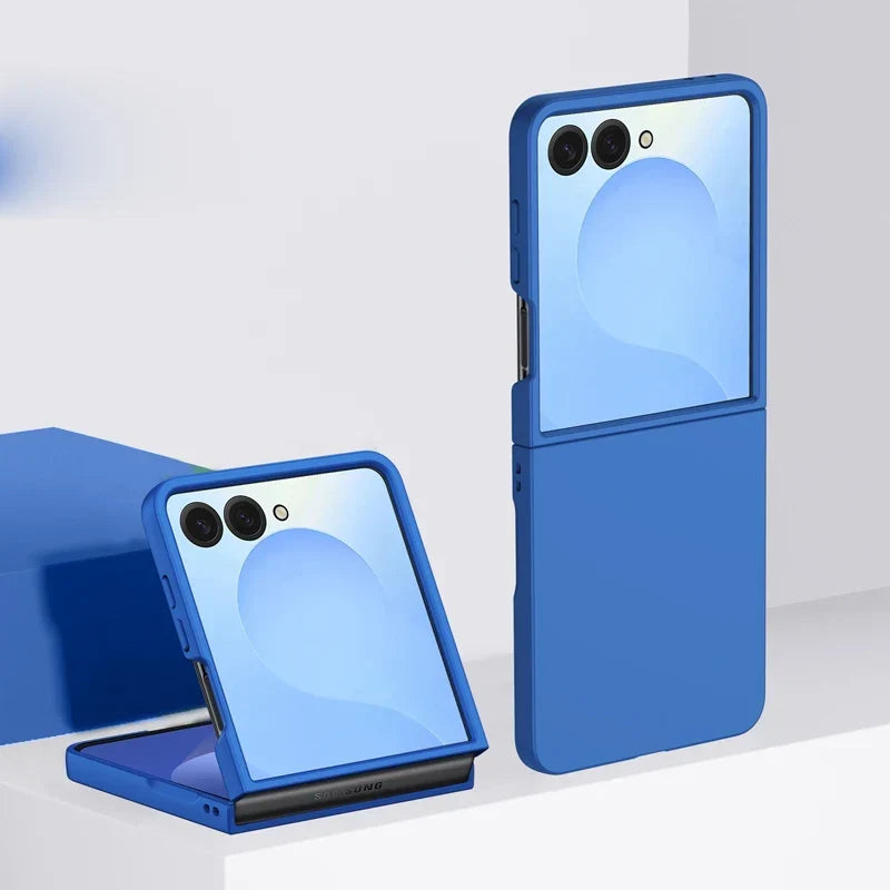 Cover pieghevole a conchiglia per telefono — Guscio rigido, bordi rialzati, ricarica wireless
