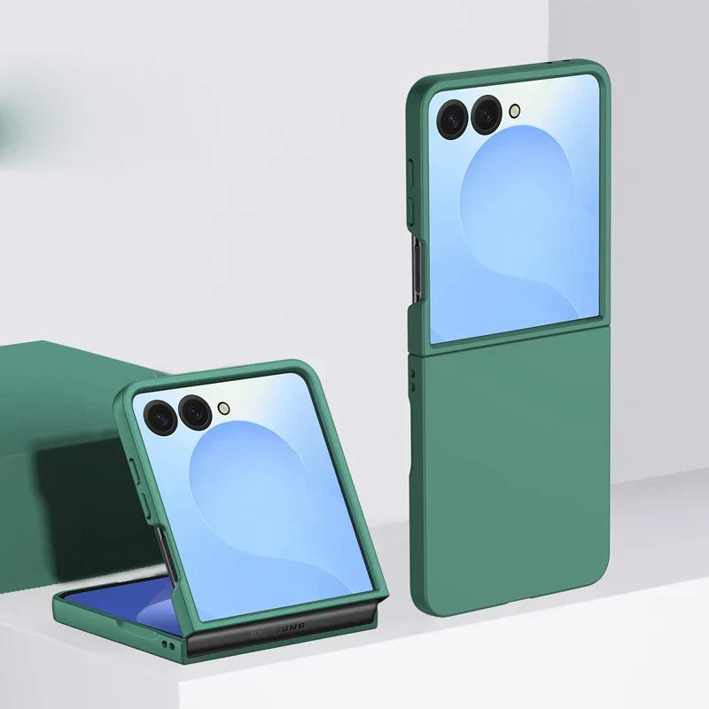 Cover pieghevole a conchiglia per telefono — Guscio rigido, bordi rialzati, ricarica wireless