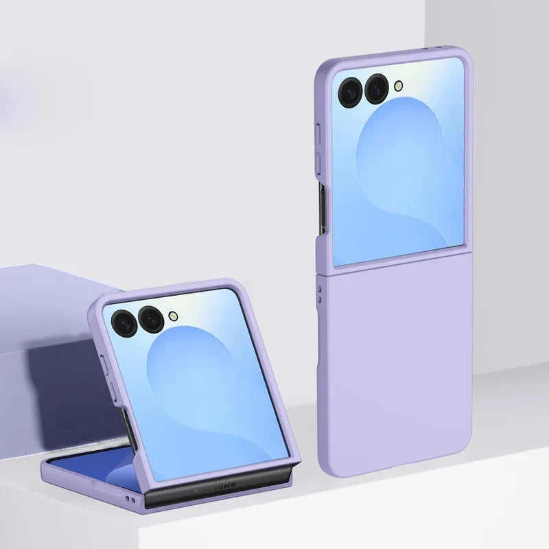 Cover pieghevole a conchiglia per telefono — Guscio rigido, bordi rialzati, ricarica wireless