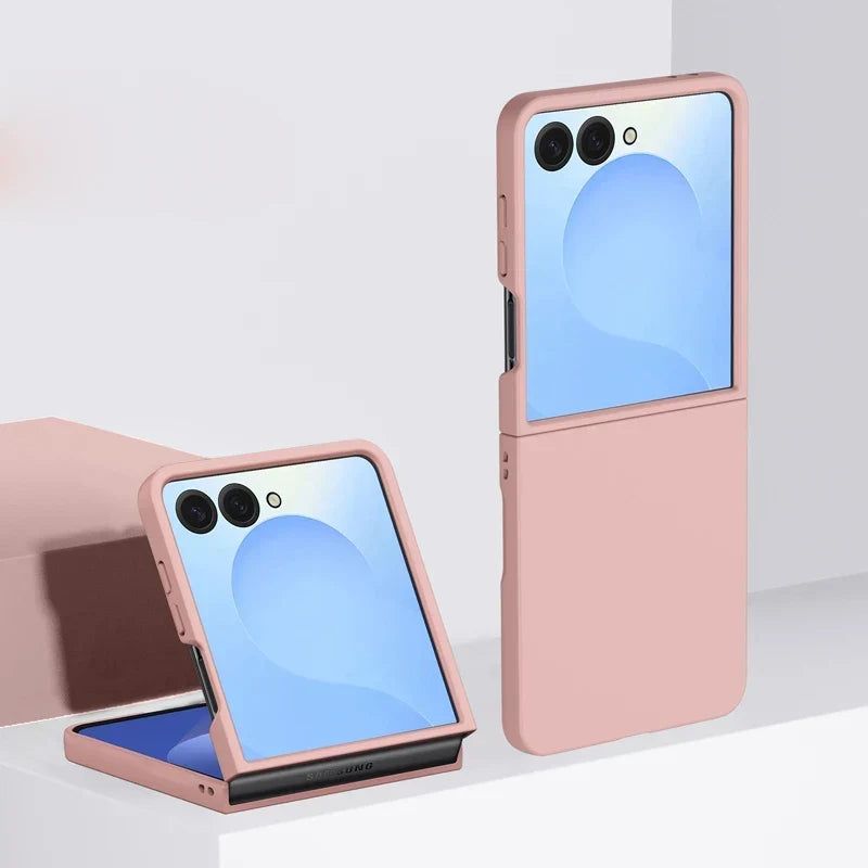Cover pieghevole a conchiglia per telefono — Guscio rigido, bordi rialzati, ricarica wireless