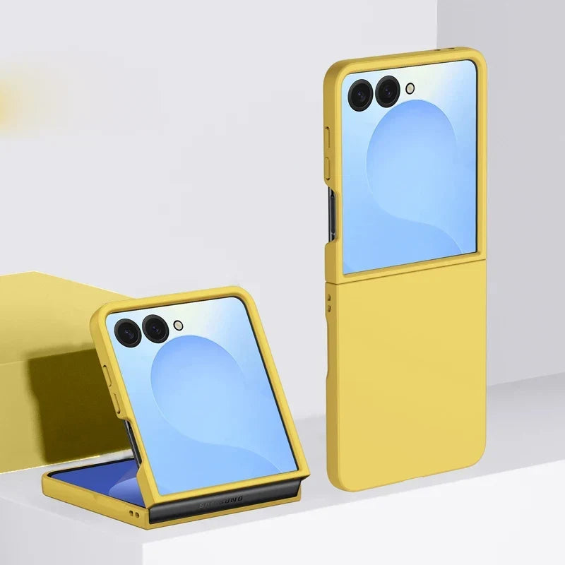 Cover pieghevole a conchiglia per telefono — Guscio rigido, bordi rialzati, ricarica wireless