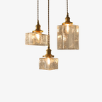 Lyra Ceiling Light With Sculptural Glass Pendant Fixture