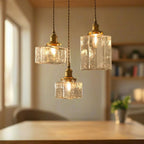 Lyra Ceiling Light With Sculptural Glass Pendant Fixture