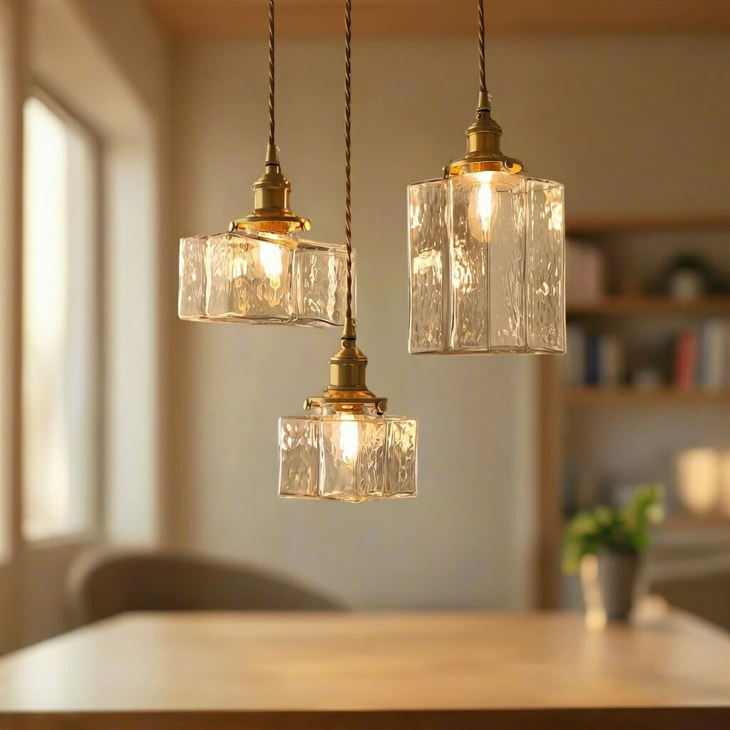 Lyra Ceiling Light With Sculptural Glass Pendant Fixture