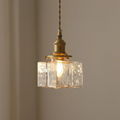 Lyra Ceiling Light With Sculptural Glass Pendant Fixture