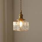 Lyra Ceiling Light With Sculptural Glass Pendant Fixture
