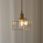 Lyra Ceiling Light With Sculptural Glass Pendant Fixture