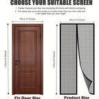 Mosquito-resistant Door Curtain Hands-free 100x210 cm Living Room Bedroom - Euroselle