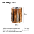 Vrimlo Outdoor Wooden Stump Light