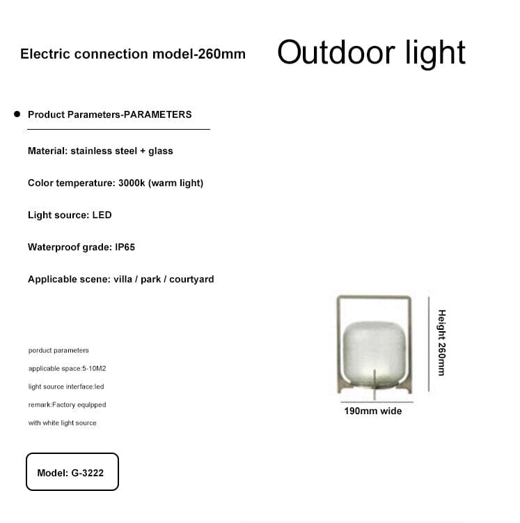 Modern Outdoor Lighting Fixtures For Terrace Garden Exteriors