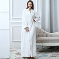 Robe de banho em lã polar com fecho para mulher e homem, com ou sem capuz, térmico, para usar em casa, com bolsos, macio, leve e quente