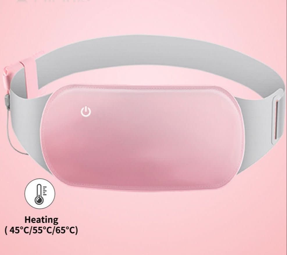 Chauffe-ventre électrique sans fil — Batterie rechargeable, chaleur et vibrations douces