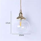 Mira Vintage Glass Pendant Light For Living Room Decor