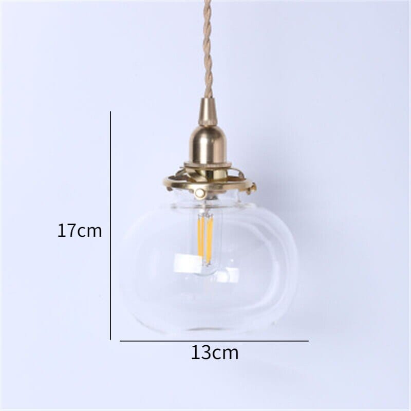 Mira Vintage Glass Pendant Light For Living Room Decor
