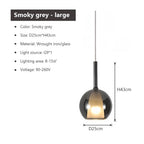 Pedera LED Glass Pendant