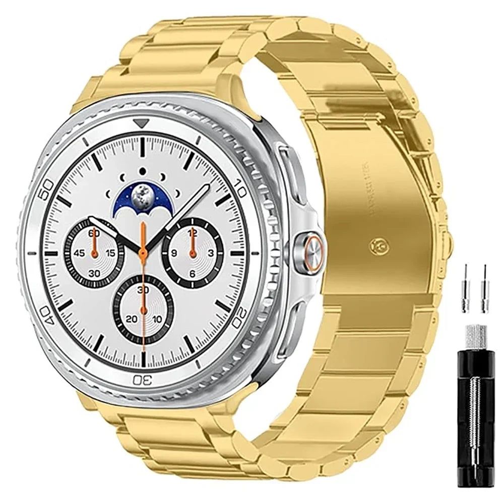 سوار موصلات من الفولاذ المقاوم للصدأ - لساعات Galaxy Watch 9 وWatch 8 وWatch 8 Classic