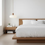 NovaLume Cream LED Pendant Fixture With Minimalist Aesthetic