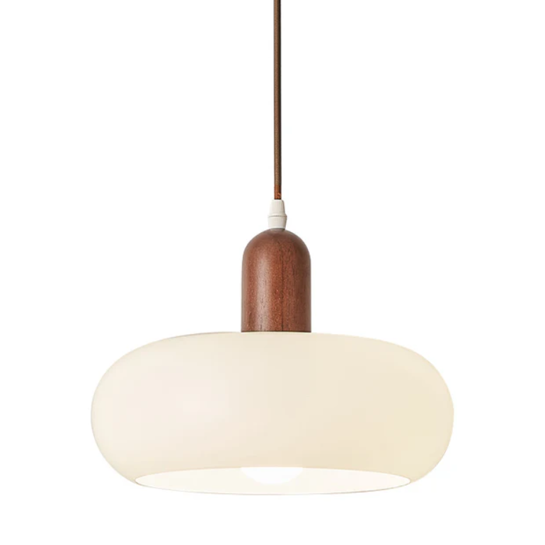 NovaLume Cream LED Pendant Fixture With Minimalist Aesthetic