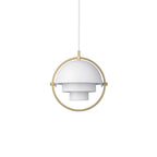 Nordic Tiered Black Pendant Light With Layered Metal Shades, Stylish Kitchen Ceiling Fixture