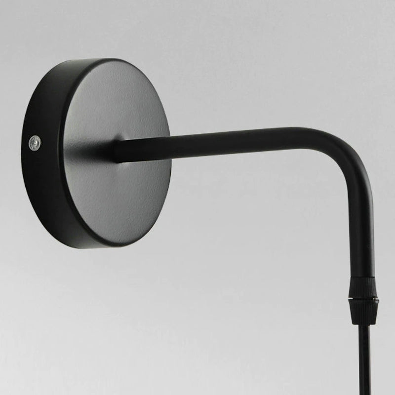 Wall Sconce Light Metal Adjustable Cord Wall Mounted Fixture | Euroselle