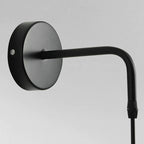 Wall Sconce Light Metal Adjustable Cord Wall Mounted Fixture | Euroselle