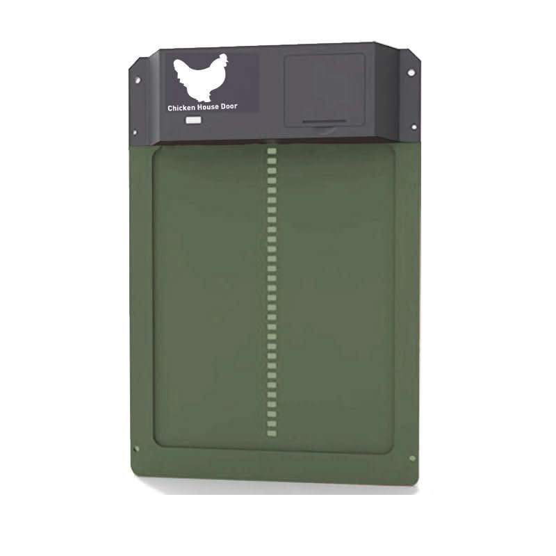 CoopGuard Automated Chicken Coop Door — Weatherproof Design, Light Sensor Control