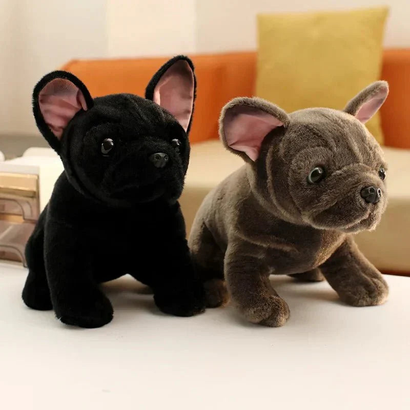 Bulldog Buddies 28 cm realistická plyšová hračka buldoka — měkká a mazlivá