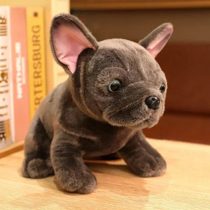 Bulldog Buddies 28 cm realistická plyšová hračka buldoka — měkká a mazlivá