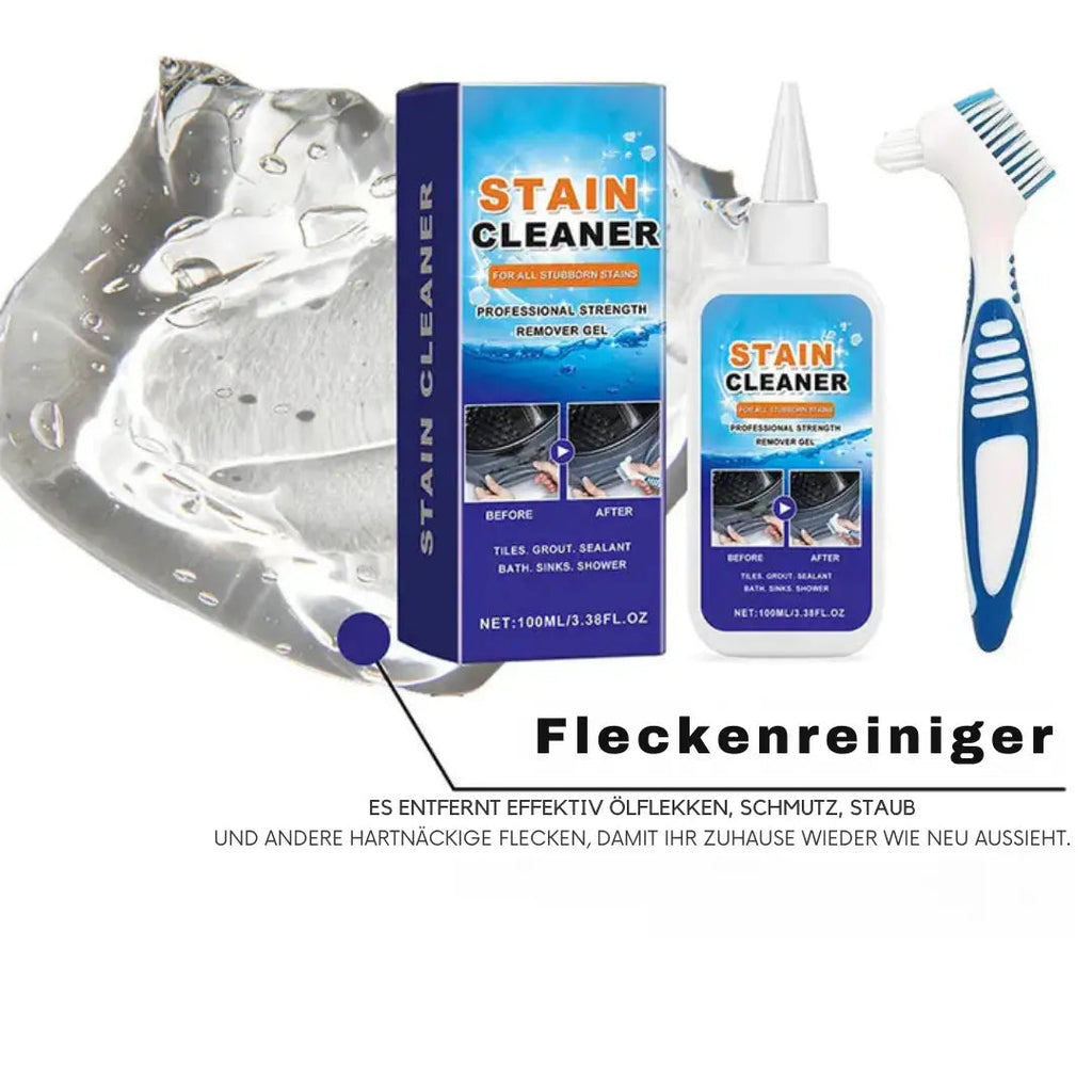Krachtige gelreiniger voor voegen en kit, 3.4 fl oz, met borstel