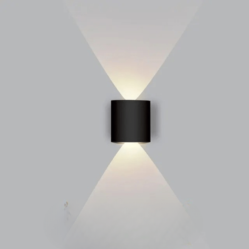 Aplique de pared LED para exteriores AstraGlow — Impermeable, diseño de aluminio de bajo consumo