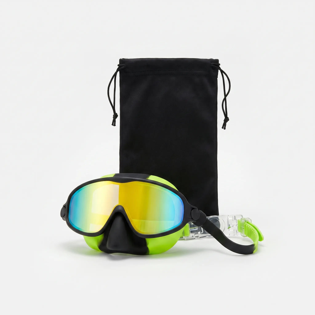 Schwimmbrille für Kinder mit vollständiger Gesichtsabdeckung und schützendem Nasenschutz