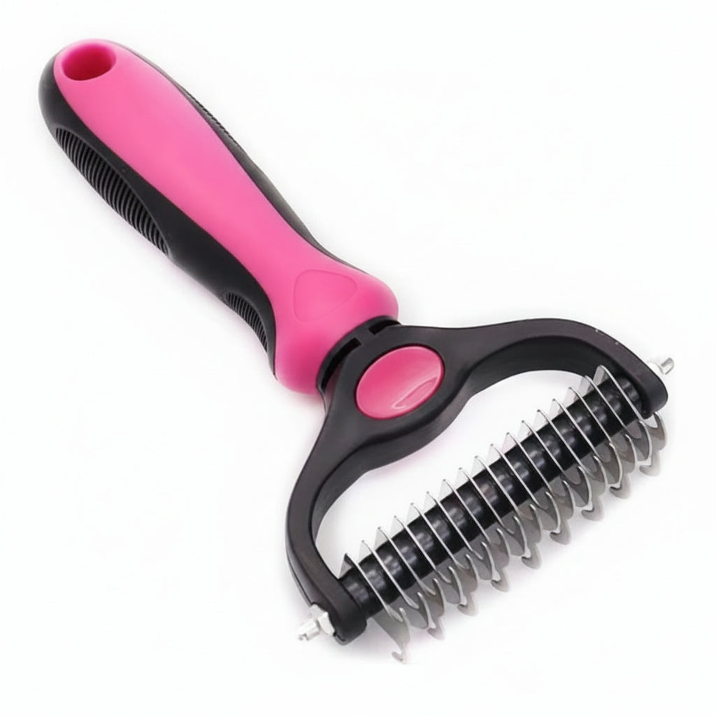 Dual-Sided Deshedding Brush for Dogs & Cats - Euroselle