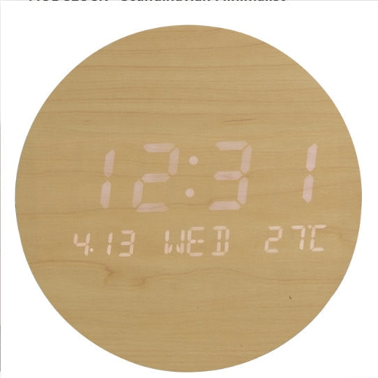 Skandinavisk minimalistisk digital vægur stilfuldt og moderne - Euroselle