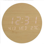 Skandinavisk minimalistisk digital vægur stilfuldt og moderne - Euroselle
